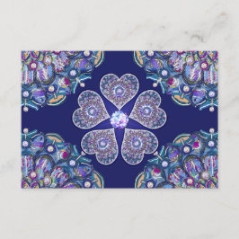 Blue Rosace Informatiekaartje