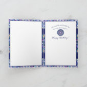 Blue Rosace Kaart (Binnen)