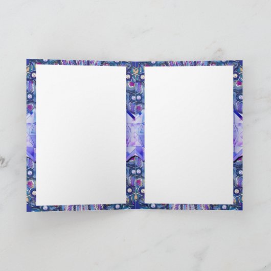 Blue Rosace Kaart (Binnen)