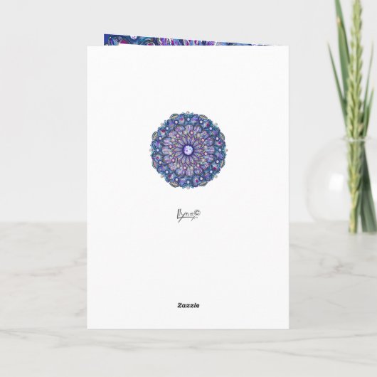 Blue Rosace Kaart (Achterkant)