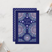 Blue Rosace Kaart (Voorkant / Achterkant in situ)