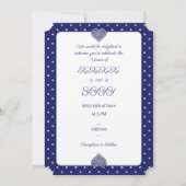 Blue Rosace Kaart (Achterkant)