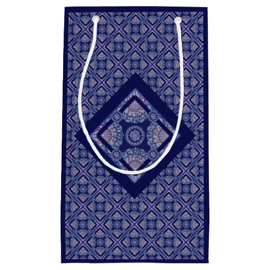 Blue Rosace Klein Cadeauzakje (Voorkant)