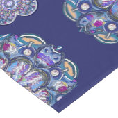 Blue Rosace Korte Tafelloper (Hoek)