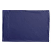 Blue Rosace Kussensloop (Achterkant)