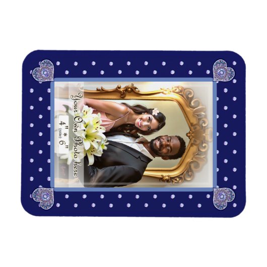 Blue Rosace Magneet (Horizontaal)