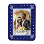 Blue Rosace Magneet (Verticaal)