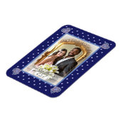 Blue Rosace Magneet (Linkerzijde)