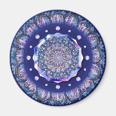 Blue Rosace Magneet (Voorkant)