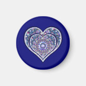 Blue Rosace Magneet (Voorkant)