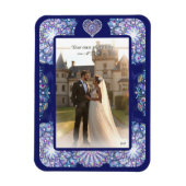 Blue Rosace Magneet (Verticaal)