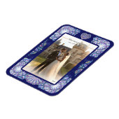 Blue Rosace Magneet (Linkerzijde)