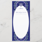 Blue Rosace Menu (Voorkant)