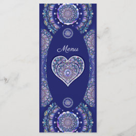 Blue Rosace Menu