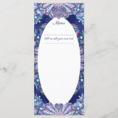 Blue Rosace Menu (Voorkant)