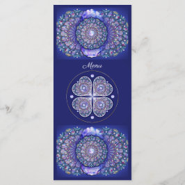 Blue Rosace Menu
