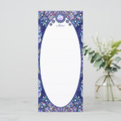 Blue Rosace Menu (Staand voorkant)