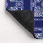 Blue Rosace Muismat (Hoek)
