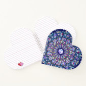 Blue Rosace Notitieboek (Binnen)