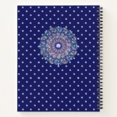 Blue Rosace Notitieboek (Achterkant)