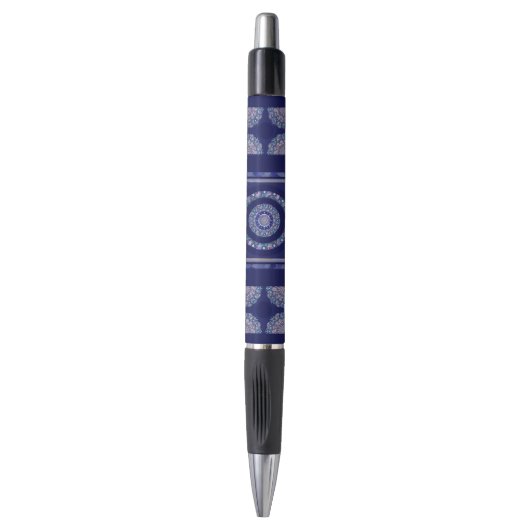 Blue Rosace Pen (Voorkant Verticaal)