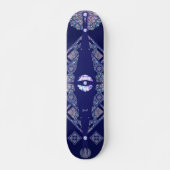 Blue Rosace Persoonlijk Skateboard (Voorkant)