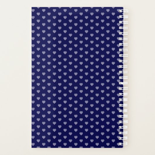 Blue Rosace Planner (Achterkant)
