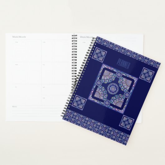 Blue Rosace Planner (Display)