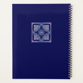 Blue Rosace Planner (Achterkant)