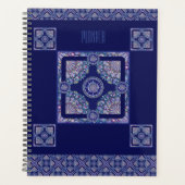 Blue Rosace Planner (Voorkant)