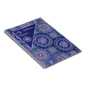 Blue Rosace recepten Notitieboek (Rechterzijde)