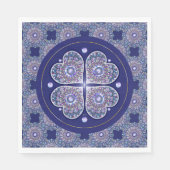 Blue Rosace Servet (Voorkant)