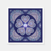 Blue Rosace Servet (Voorkant)