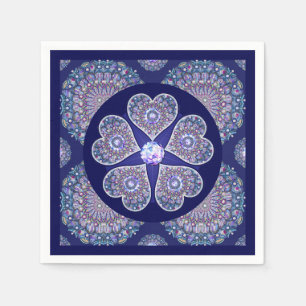 Blue Rosace Servet