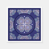 Blue Rosace Servet (Voorkant)