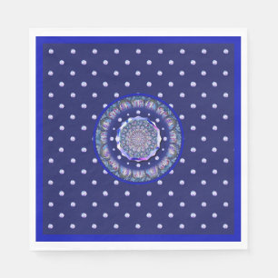 Blue Rosace Servet
