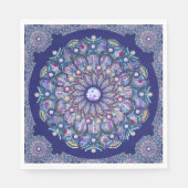 Blue Rosace Servet (Voorkant)