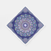 Blue Rosace Servet (Hoek)