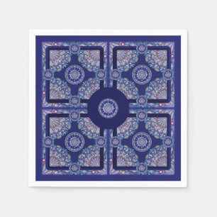 Blue Rosace Servet