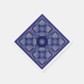 Blue Rosace Servet (Hoek)