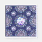 Blue Rosace Servet (Voorkant)