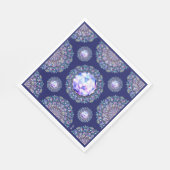 Blue Rosace Servet (Hoek)