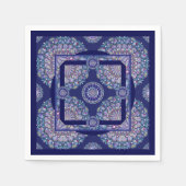 Blue Rosace Servet (Voorkant)