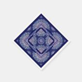 Blue Rosace Servet (Hoek)