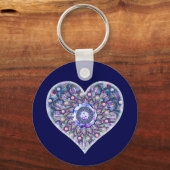 Blue Rosace Sleutelhanger (Voorkant)