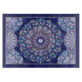 Blue Rosace Snijplank (Voorkant)