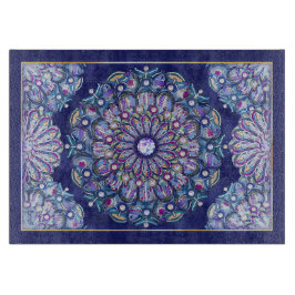 Blue Rosace Snijplank