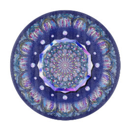 Blue Rosace Snijplank