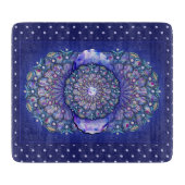 Blue Rosace Snijplank (Voorkant)