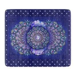 Blue Rosace Snijplank